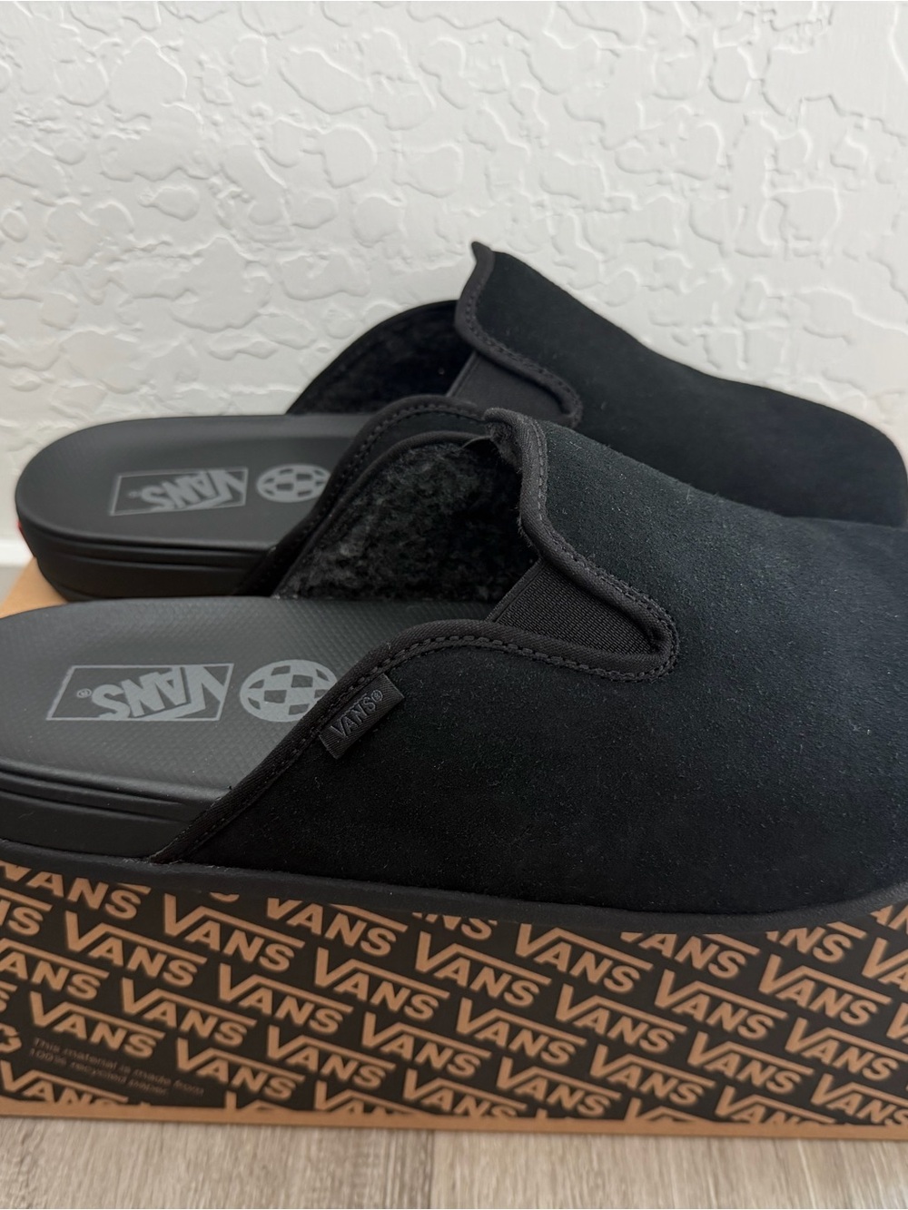 Vans Black Slip-On Mule Slides